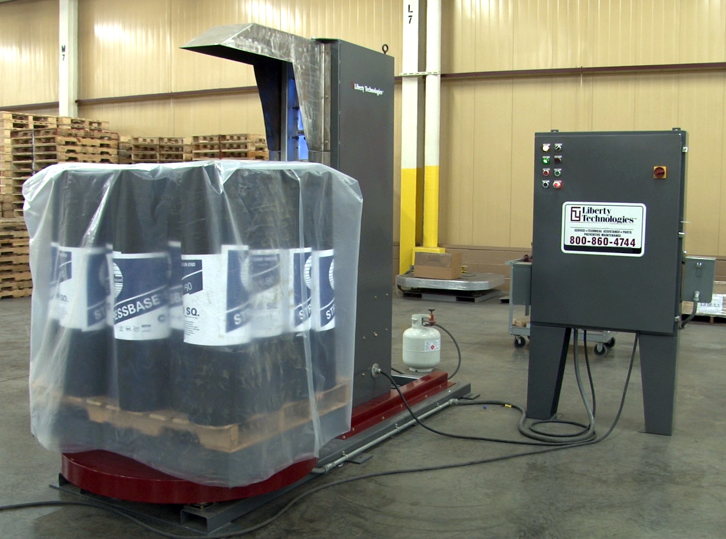 Single Turntable Shrink System Single Turntable Shrink System
